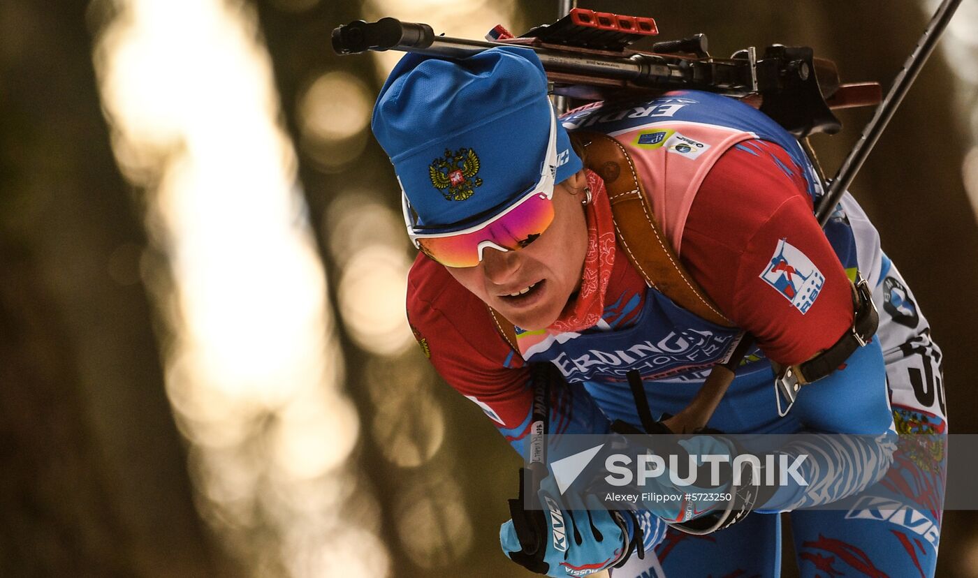 Slovenia Biathlon World Cup Individual Race Women