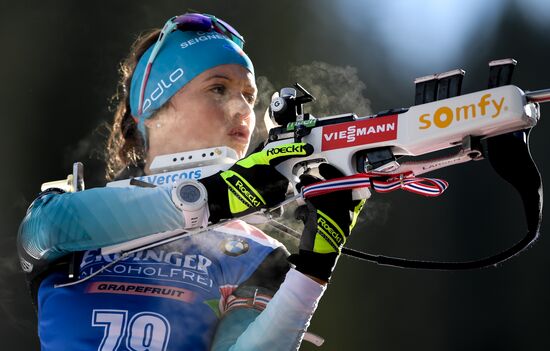 Slovenia Biathlon World Cup Individual Race Women