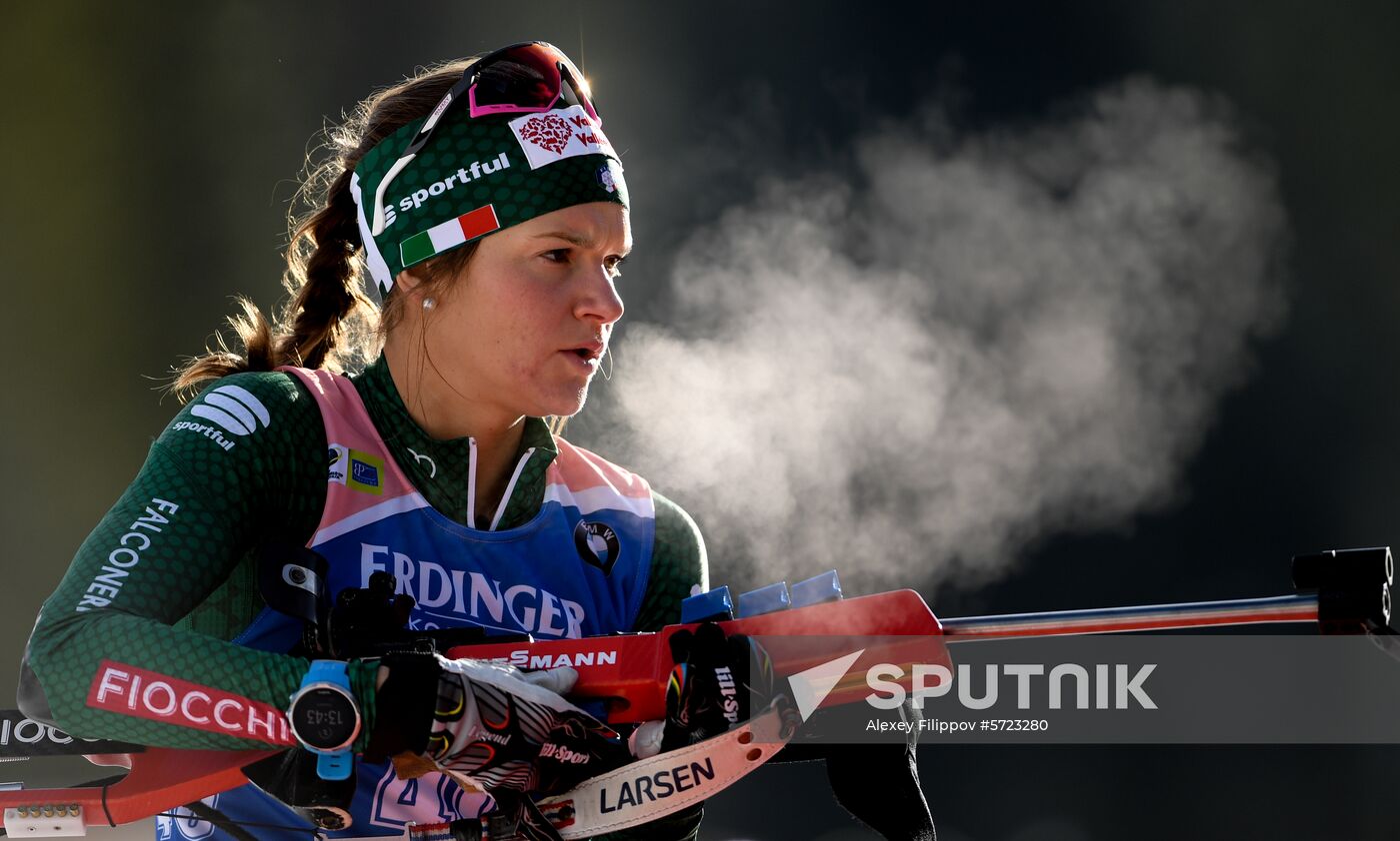 Slovenia Biathlon World Cup Individual Race Women