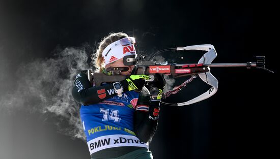 Slovenia Biathlon World Cup Individual Race Women