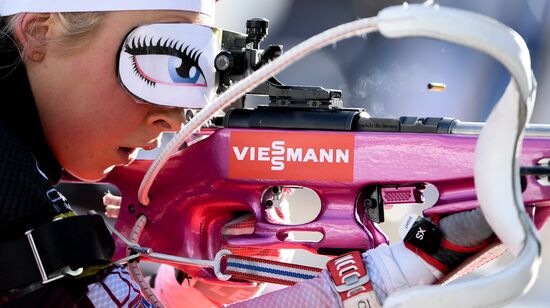 Slovenia Biathlon World Cup Individual Race Women