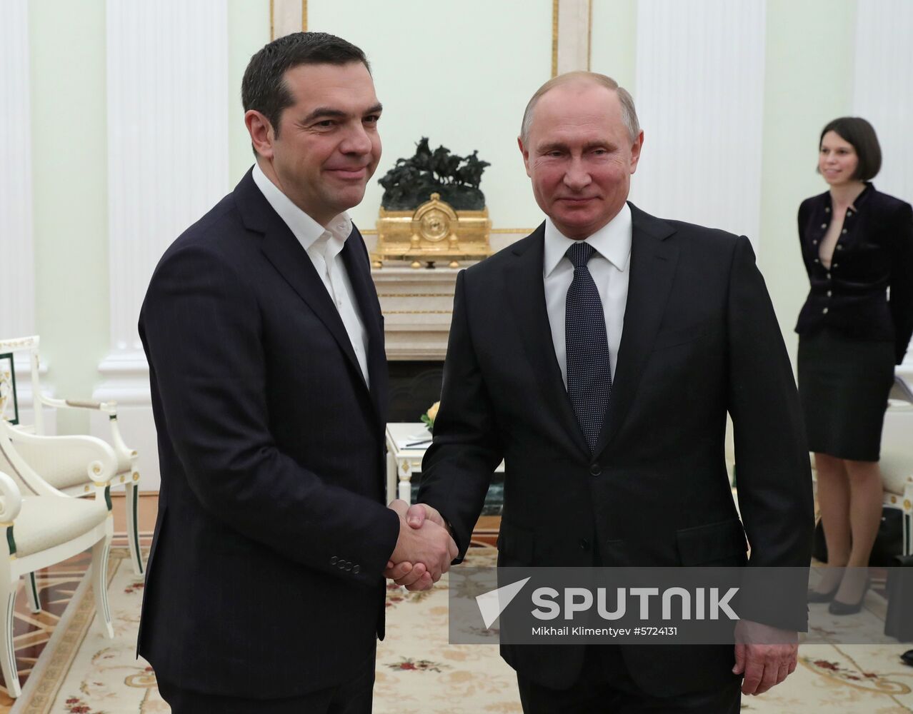 President Vladimir Putin's meeting with Prime Minister of Greece Alexis Tsipras