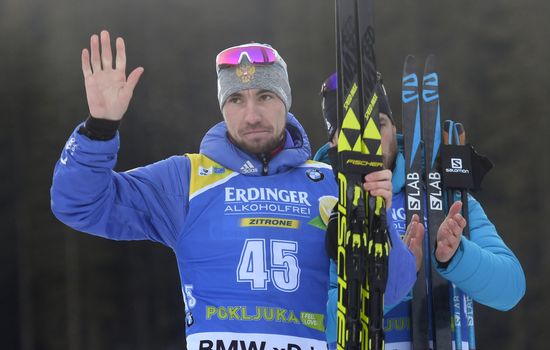 Slovenia Biathlon World Cup Sprint Race Men