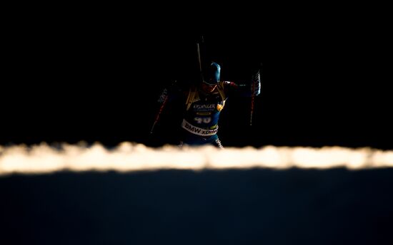 Slovenia Biathlon World Cup Sprint Race Men