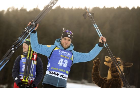 Slovenia Biathlon World Cup Sprint Race Men