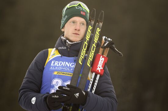 Slovenia Biathlon World Cup Sprint Race Men