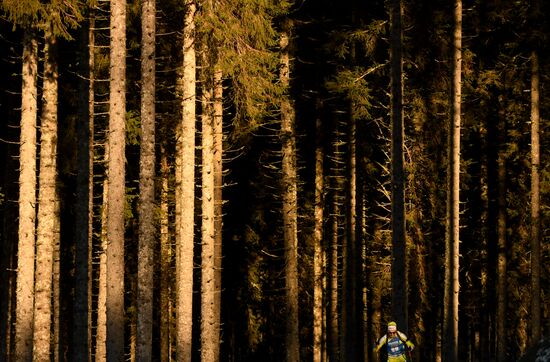 Slovenia Biathlon World Cup Sprint Race Men