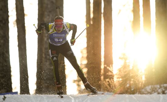 Slovenia Biathlon World Cup Sprint Race Men