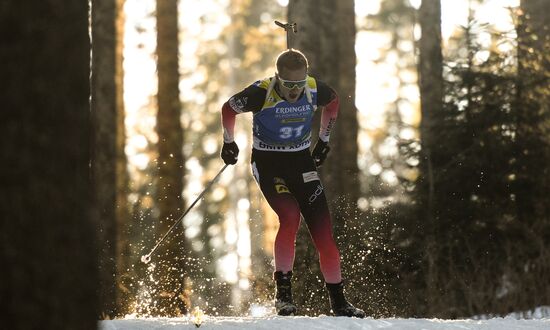 Slovenia Biathlon World Cup Sprint Race Men