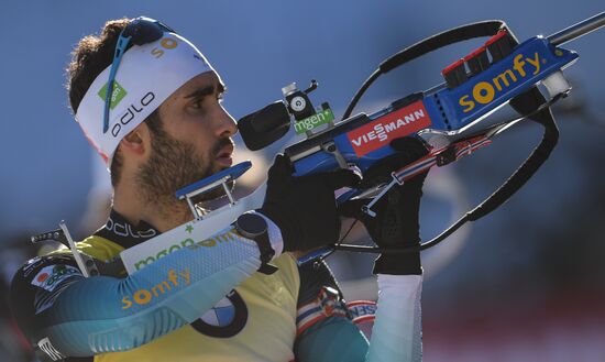 Slovenia Biathlon World Cup Sprint Race Men