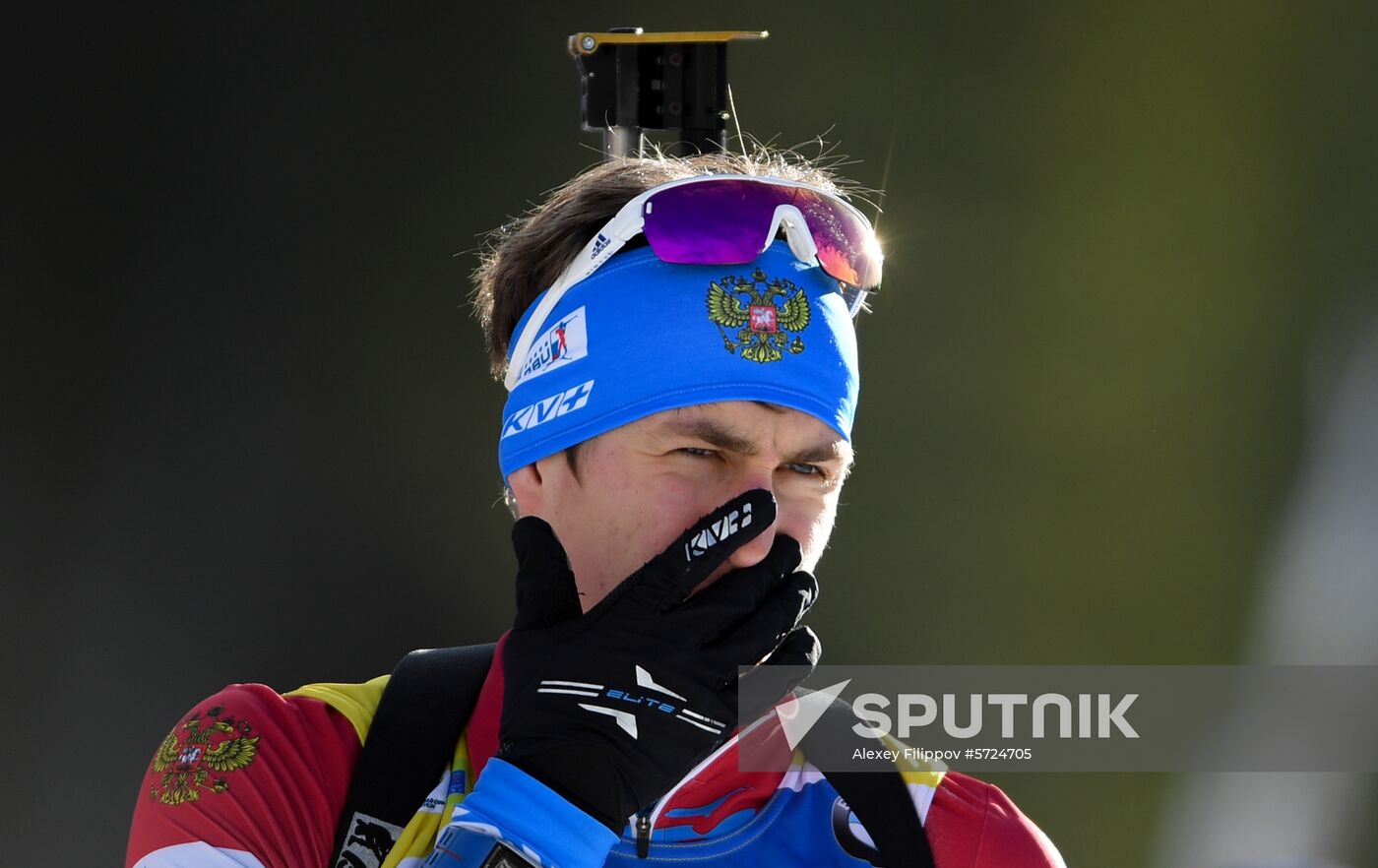 Slovenia Biathlon World Cup Sprint Race Men