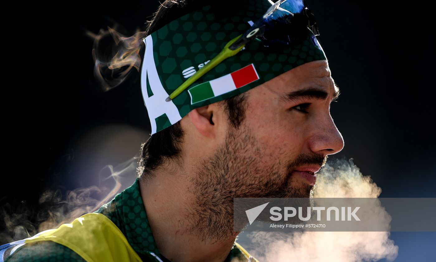 Slovenia Biathlon World Cup Sprint Race Men