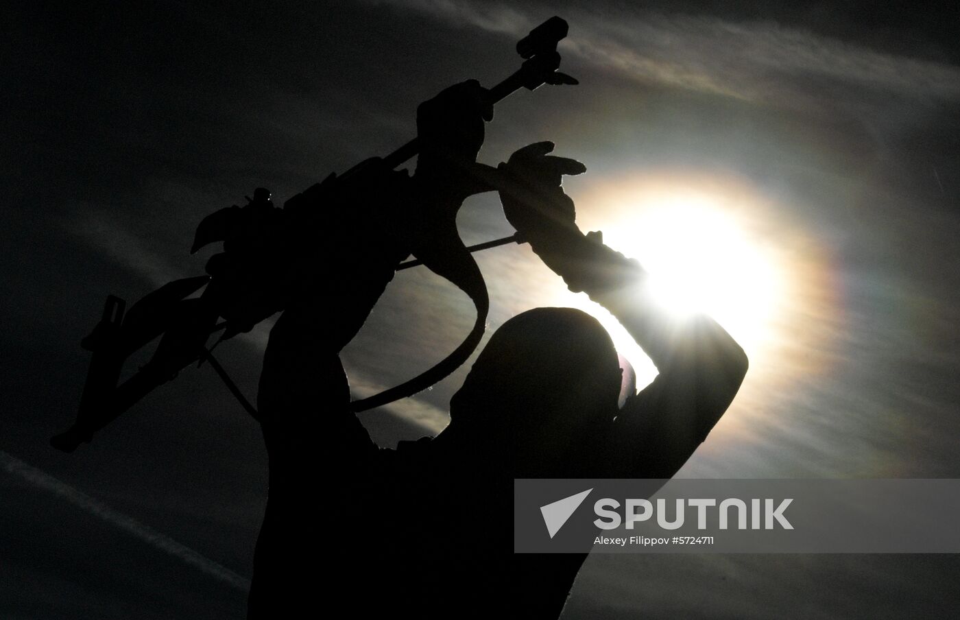 Slovenia Biathlon World Cup Sprint Race Men