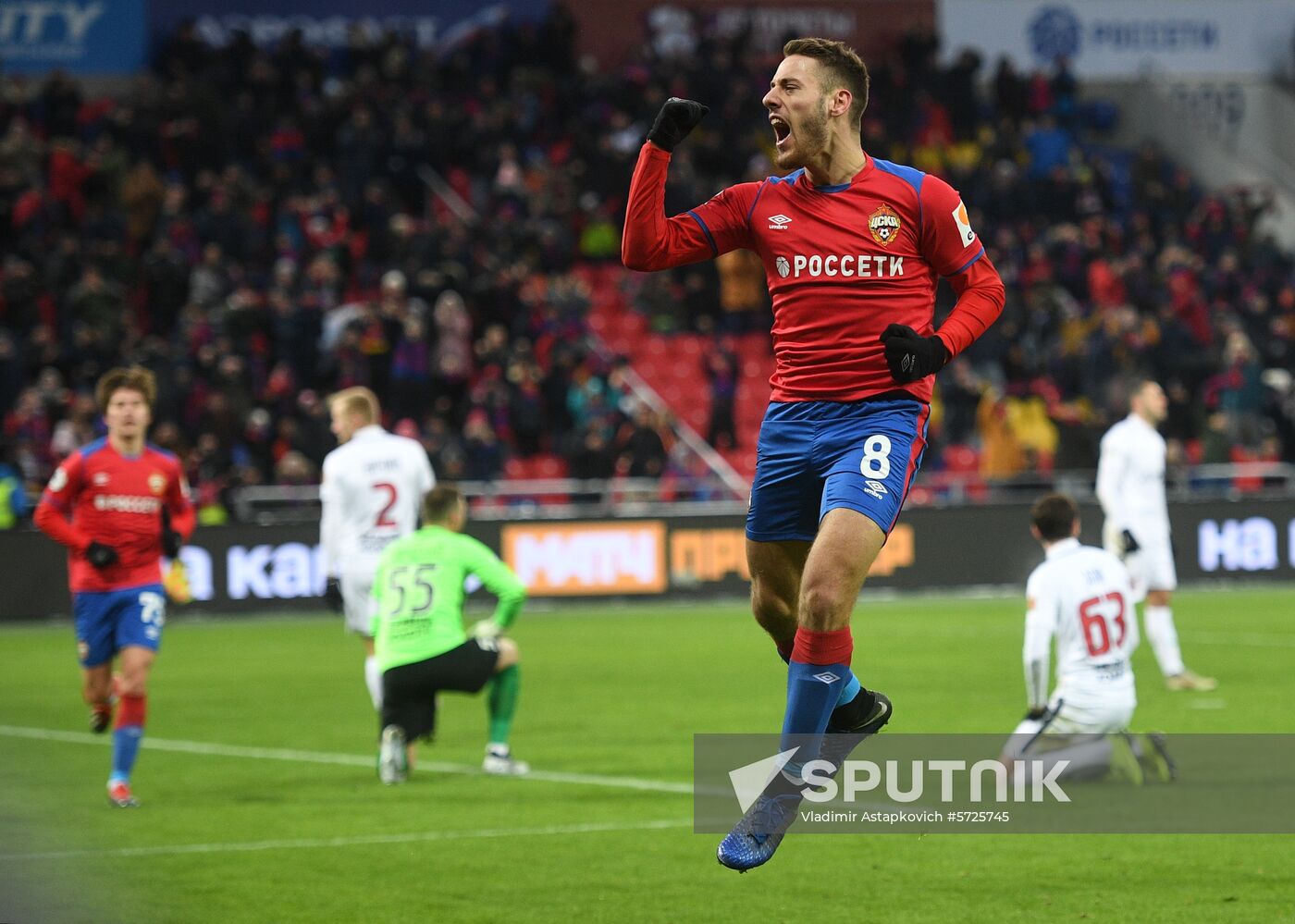 Russia Soccer Premier-League CSKA - Yenisey