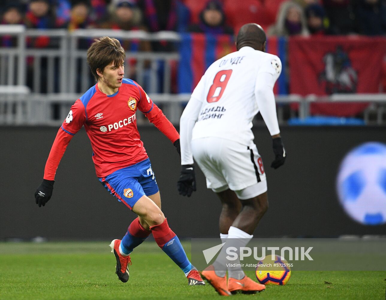 Russia Soccer Premier-League CSKA - Yenisey