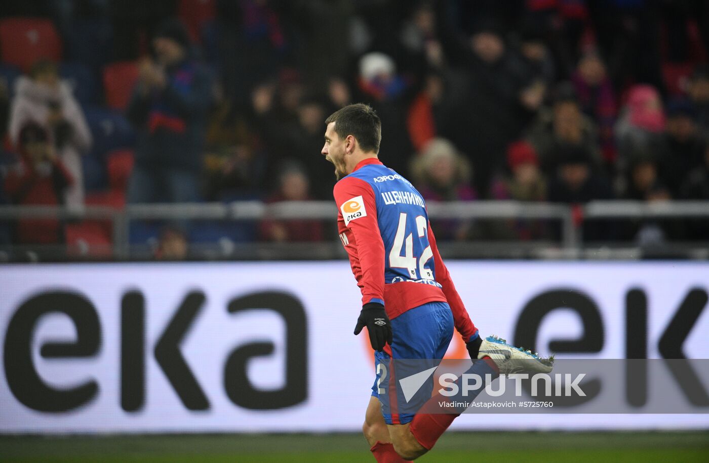 Russia Soccer Premier-League CSKA - Yenisey