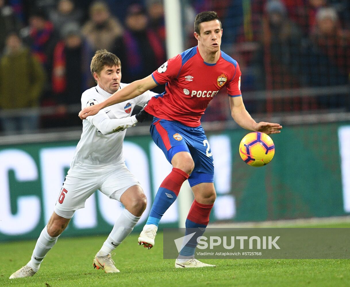 Russia Soccer Premier-League CSKA - Yenisey