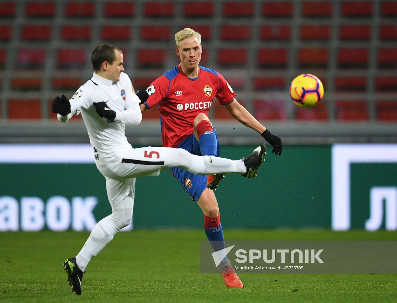 Russia Soccer Premier-League CSKA - Yenisey