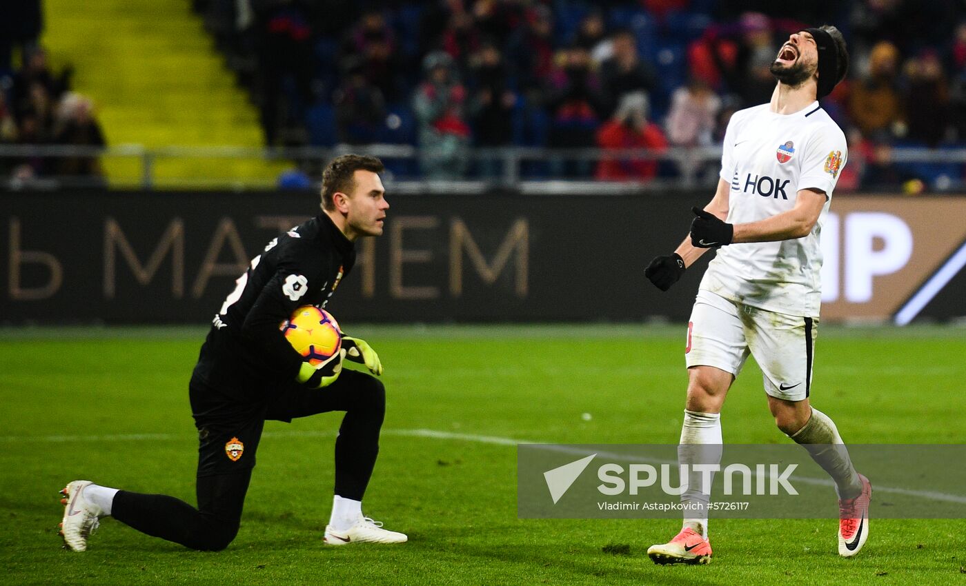 Russia Soccer Premier-League CSKA - Yenisey
