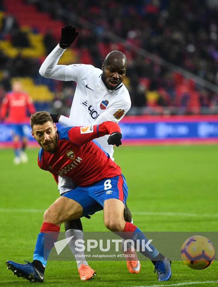 Russia Soccer Premier-League CSKA - Yenisey