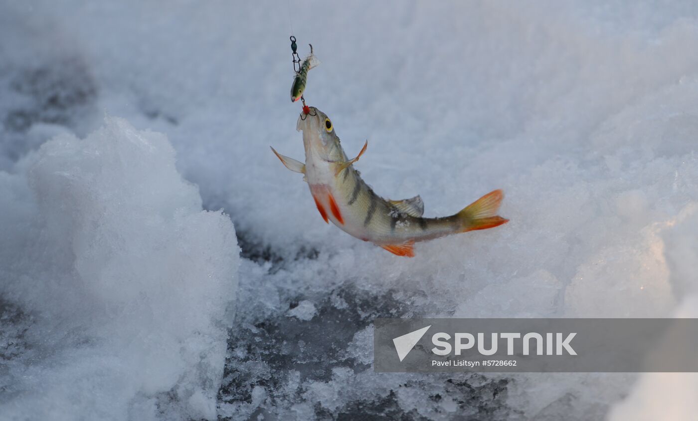 Russia Winter Fishing