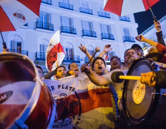Spain Soccer Copa Libertadores Fans