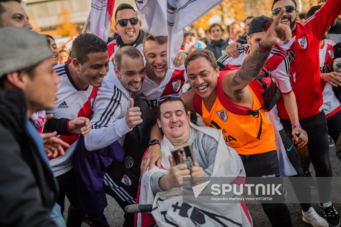 Spain Soccer Copa Libertadores Fans