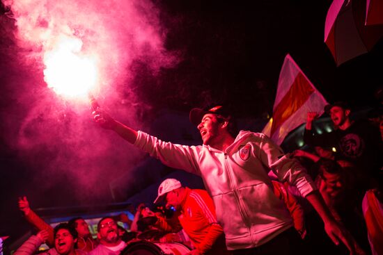 Spain Soccer Copa Libertadores Fans