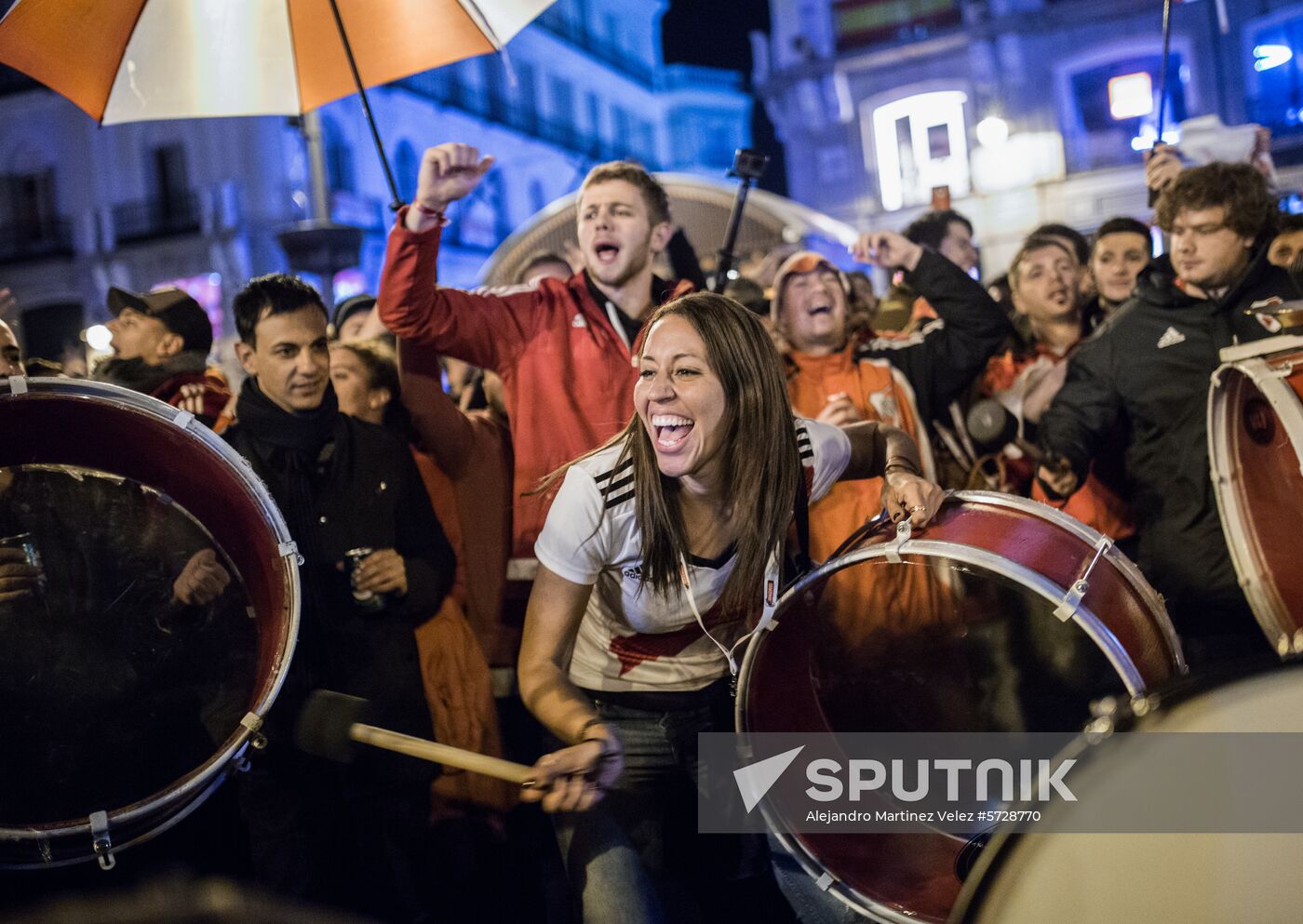 Spain Soccer Copa Libertadores Fans