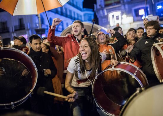 Spain Soccer Copa Libertadores Fans