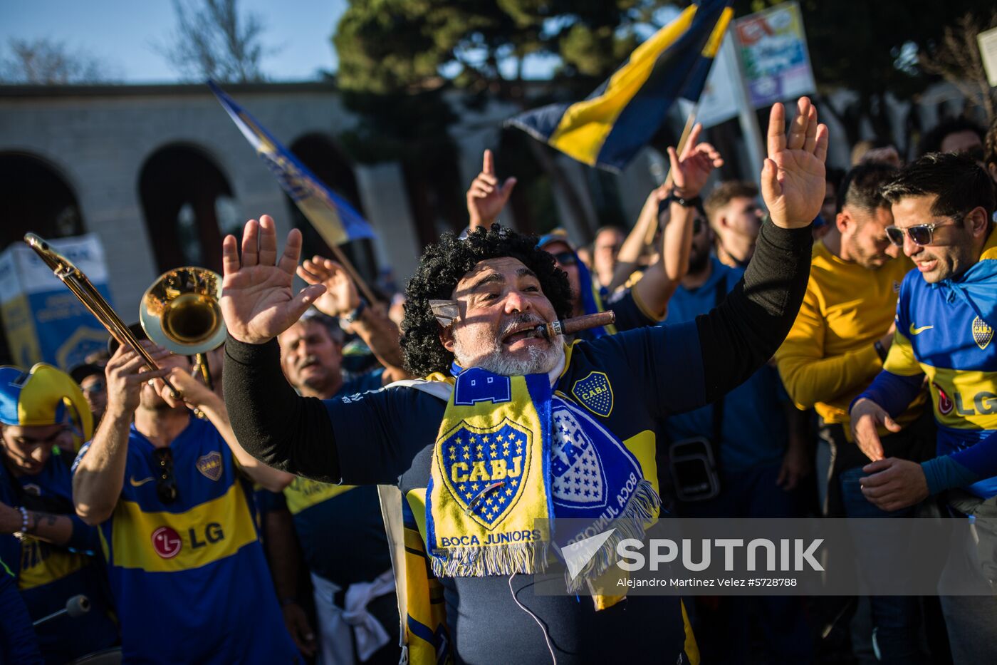 Spain Soccer Copa Libertadores Fans