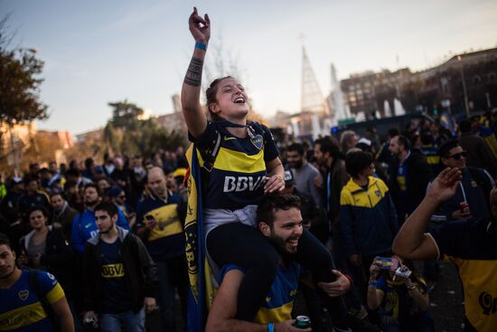 Spain Soccer Copa Libertadores Fans