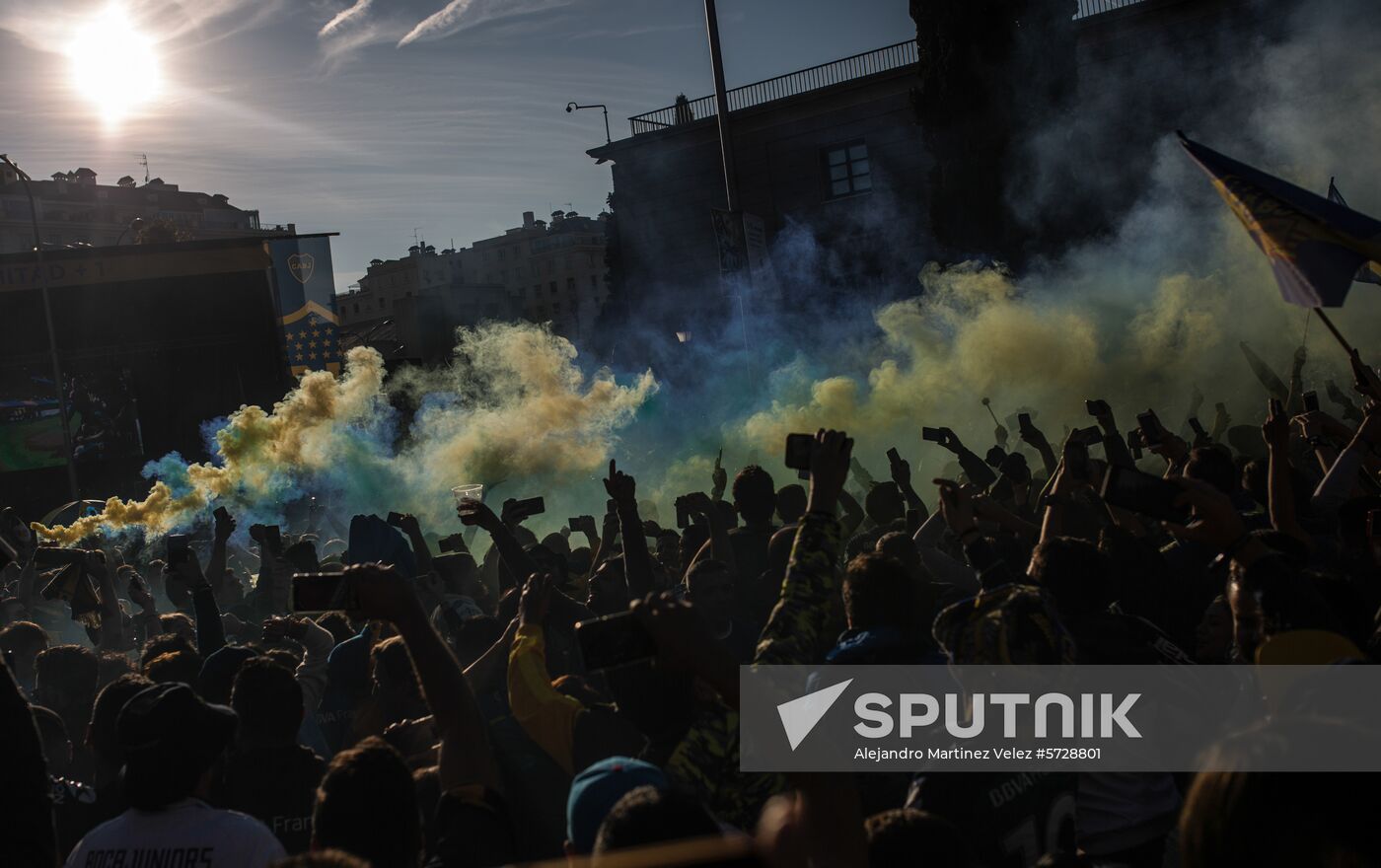 Spain Soccer Copa Libertadores Fans