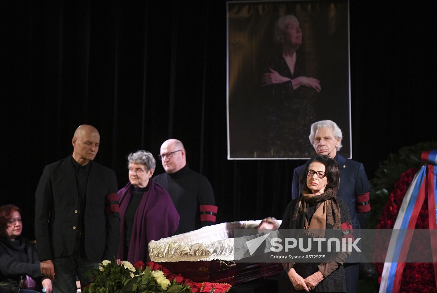 Russia Alekseeva Funeral