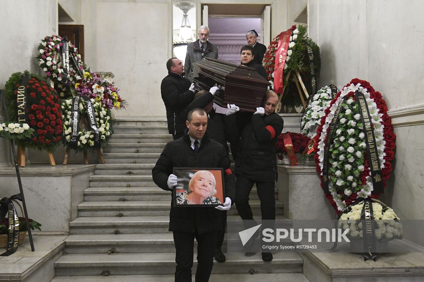 Russia Alekseeva Funeral