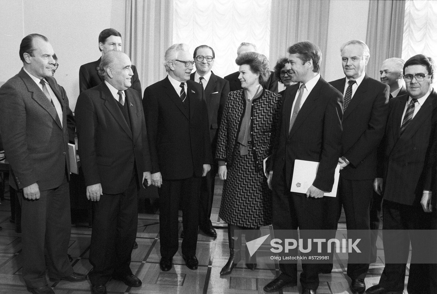 Finnish parliament delegation visits Soviet Union