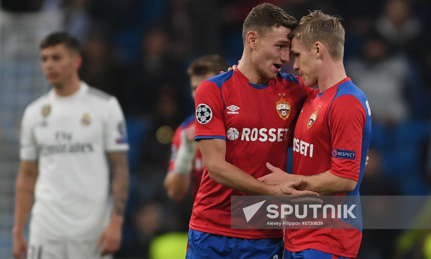 Spain Soccer Champions League Real - CSKA