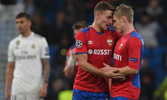 Spain Soccer Champions League Real - CSKA
