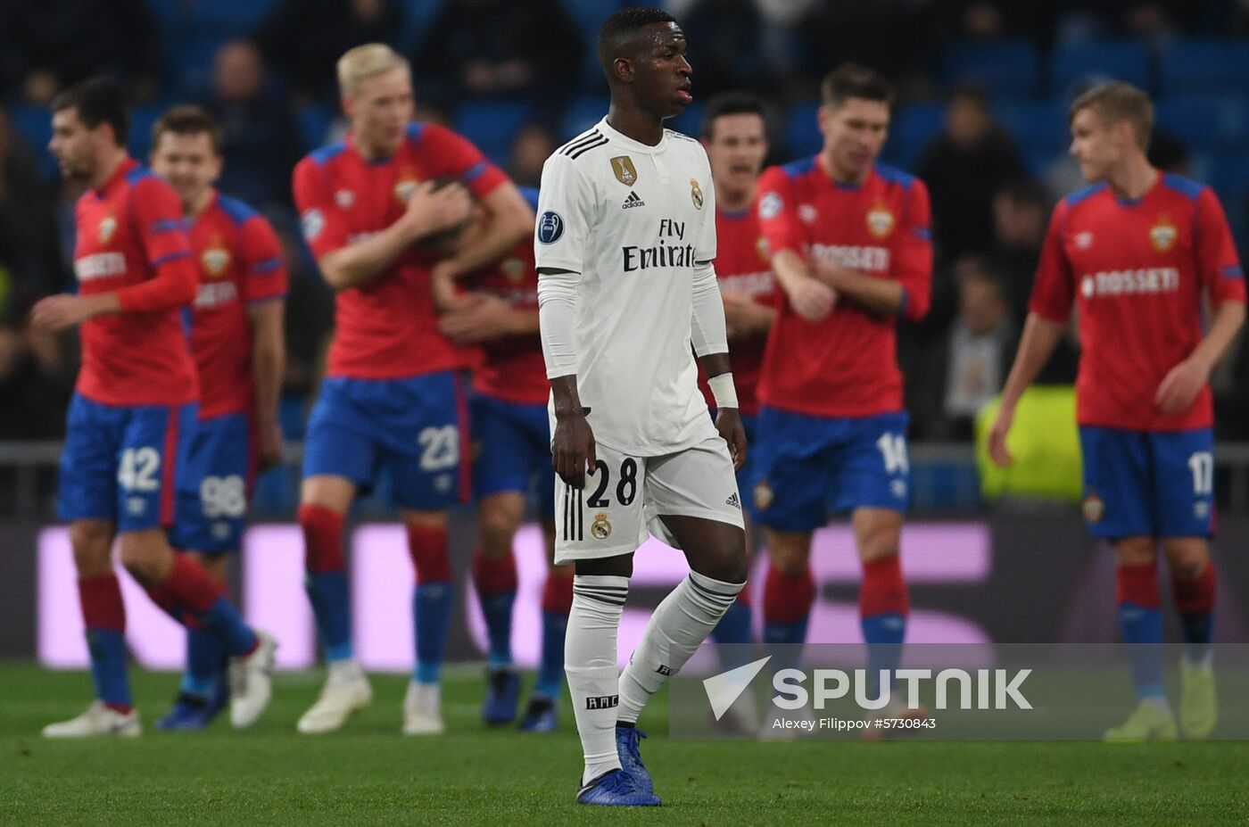 Spain Soccer Champions League Real - CSKA