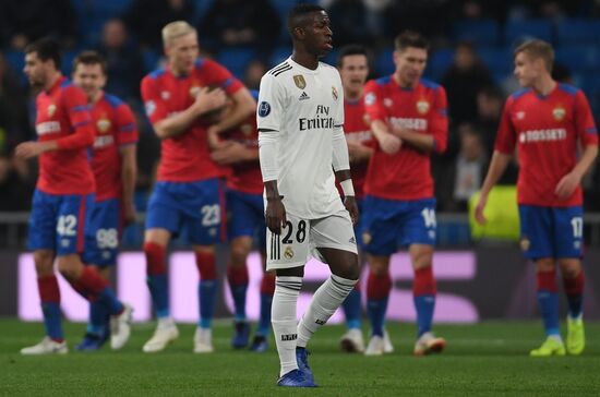 Spain Soccer Champions League Real - CSKA