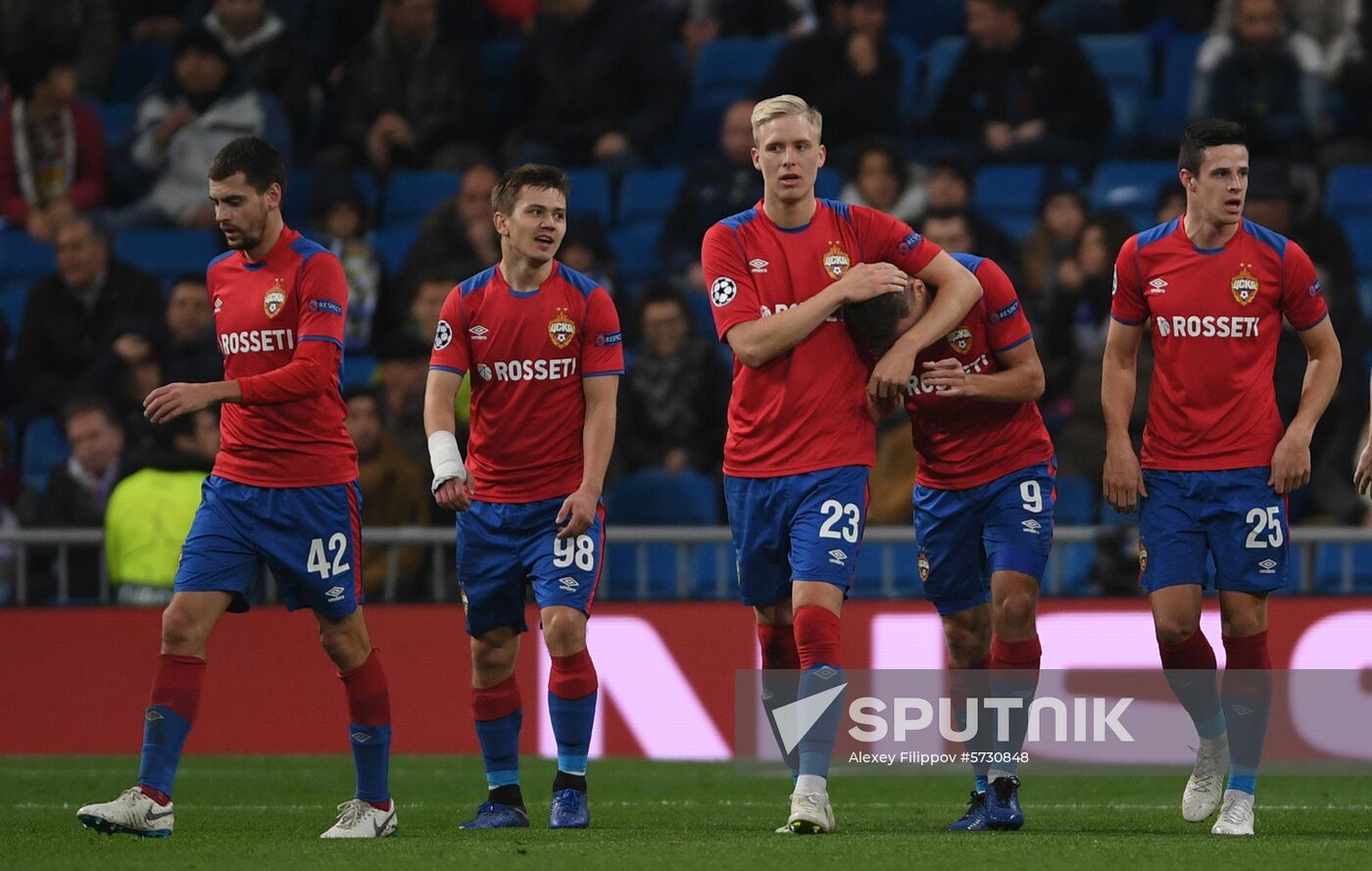 Spain Soccer Champions League Real - CSKA