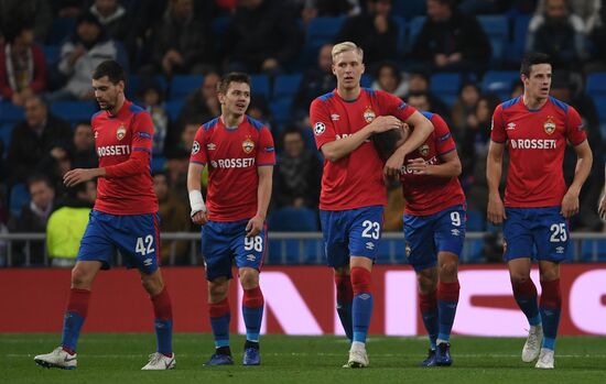 Spain Soccer Champions League Real - CSKA