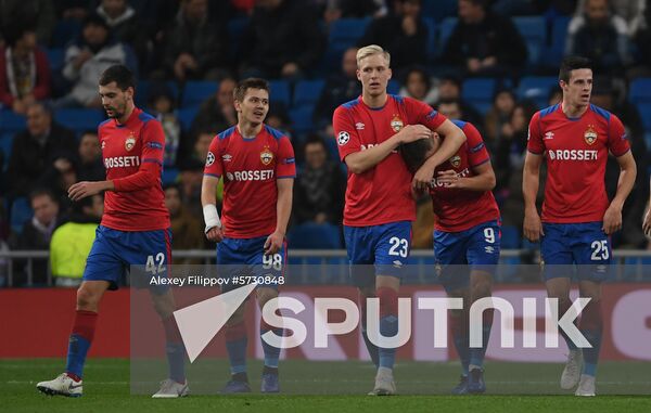 Spain Soccer Champions League Real - CSKA