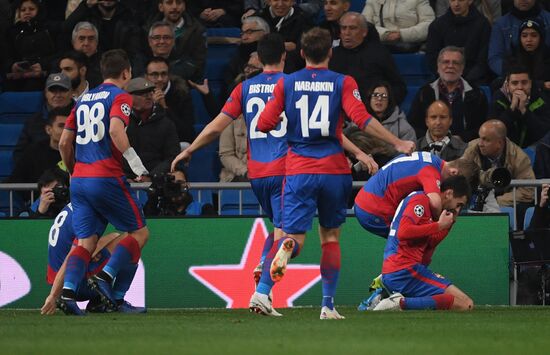 Spain Soccer Champions League Real - CSKA