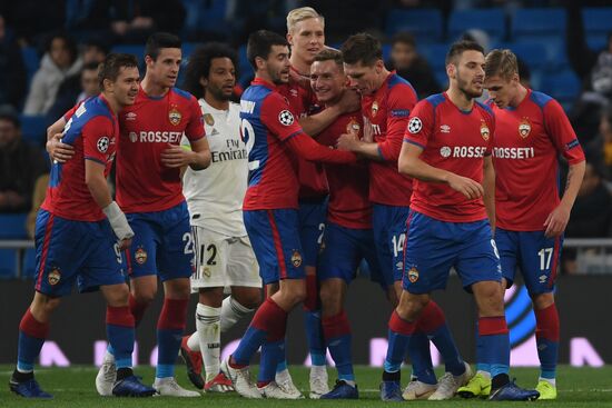Spain Soccer Champions League Real - CSKA