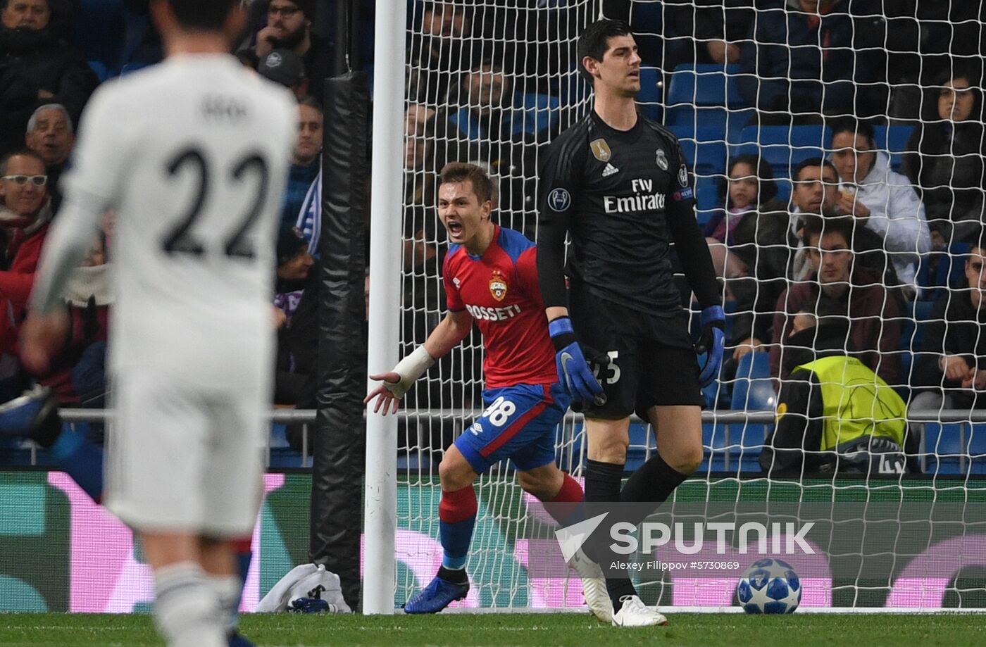 Spain Soccer Champions League Real - CSKA