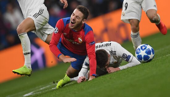 Spain Soccer Champions League Real - CSKA