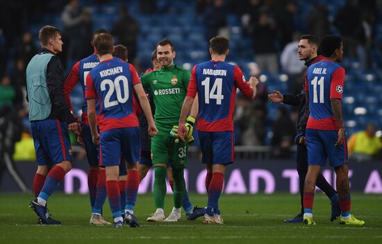 Spain Soccer Champions League Real - CSKA