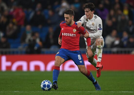 Spain Soccer Champions League Real - CSKA
