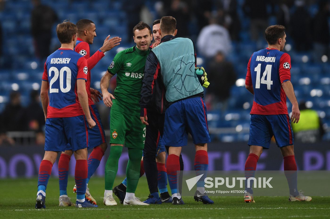 Spain Soccer Champions League Real - CSKA